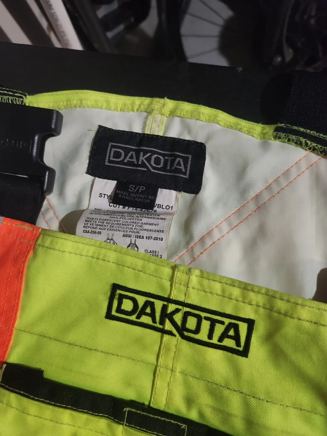 Dakota Hi-Vis Safety Overalls - Size S/P image indicator(2)