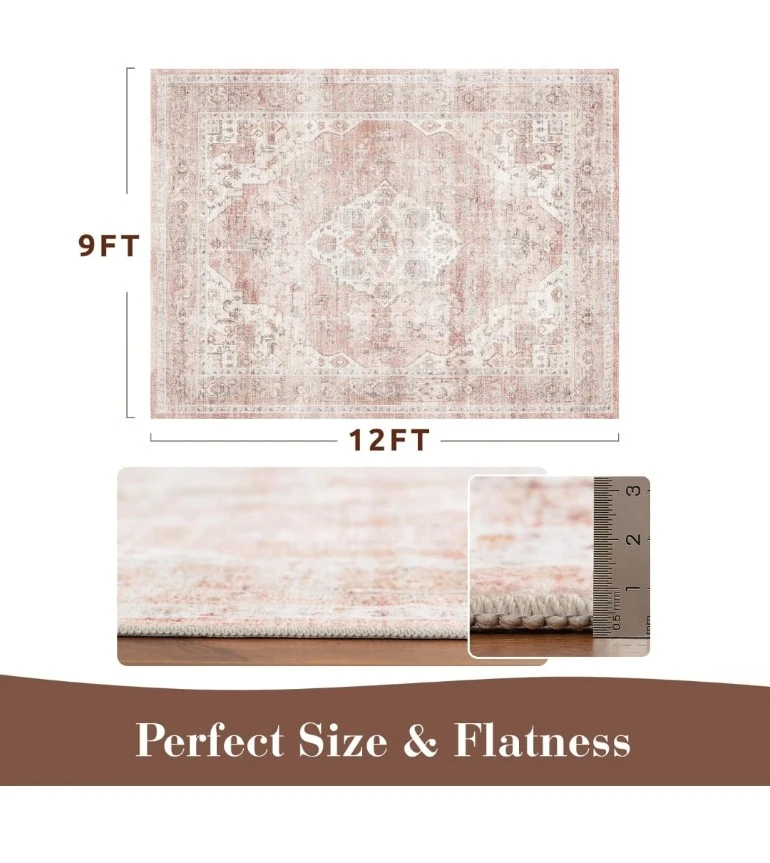 9x12 ft Pink Area Rug - Brand New - photo 2