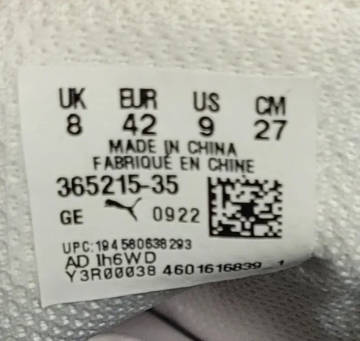 Puma Smash Buck US 9 White Sneakers image indicator(4)