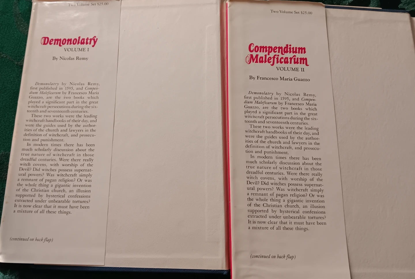 Demonolatry & Compendium Maleficarum Book Set - photo 4