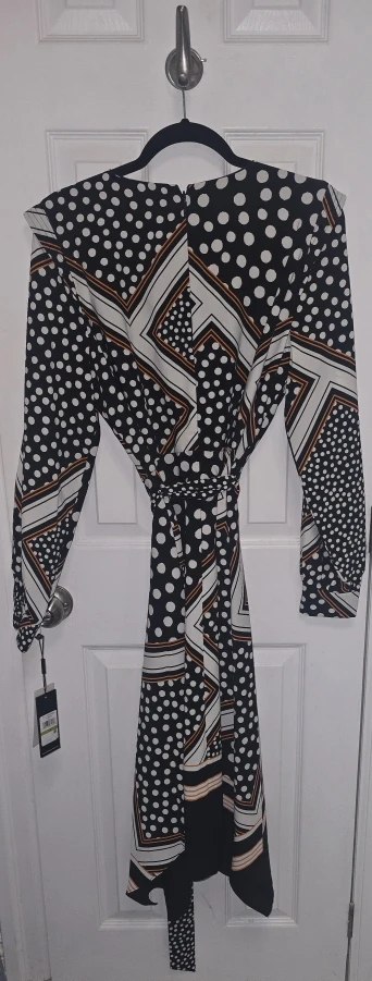 Karl Lagerfeld Black & White Patterned Dress - photo 2