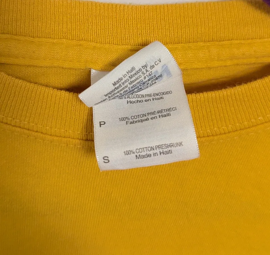 Laurier Gold and Purple LSFL T-Shirt - Men's Size Small image indicator(2)