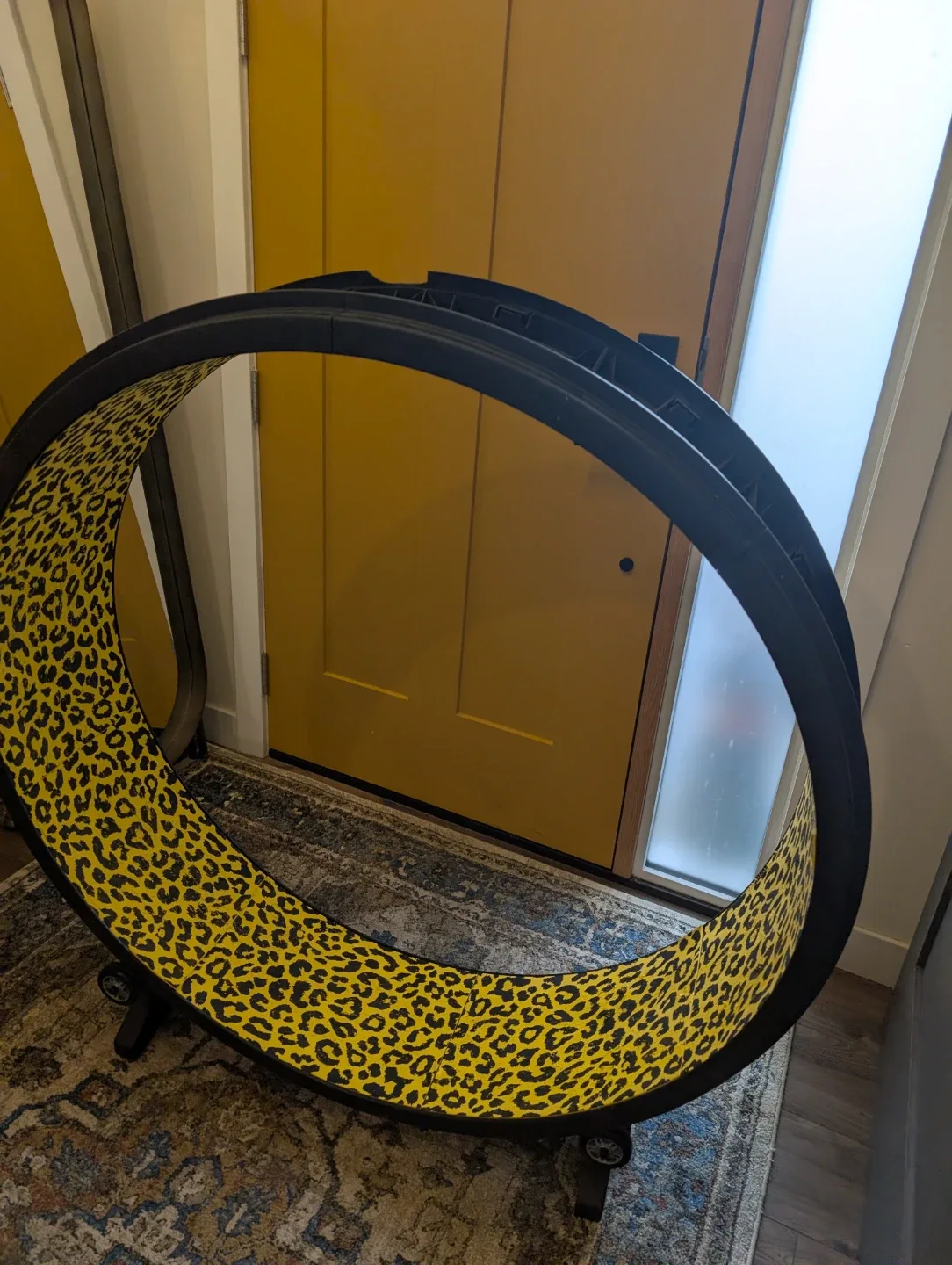 One Fast Cat Exercise Wheel - Leopard Print image indicator(4)