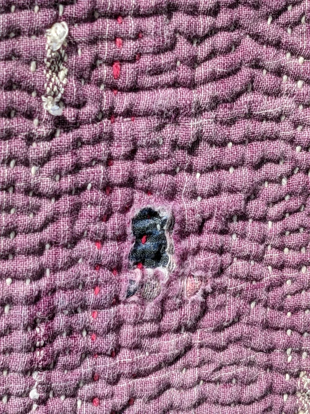 Kantha Quilt Throw Blanket image indicator(6)