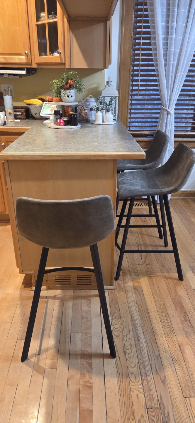 Wayfair Leick Home Counter Bar Stools (set of 3) - photo 3