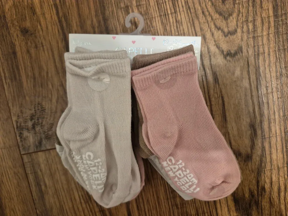 Brand New With Tag - Capelli New York Baby Socks, 12-24 Months