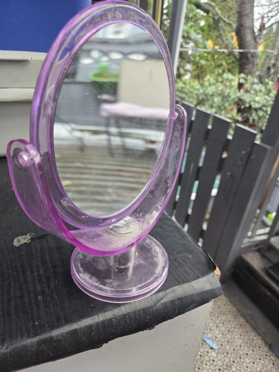 Purple Vanity Mirror