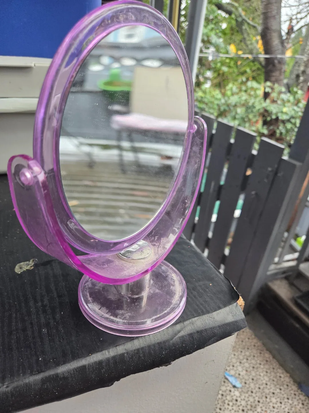 Purple Vanity Mirror