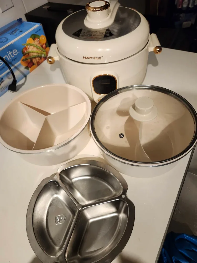 HAP Electric Hot Pot Cooker - White image indicator(2)