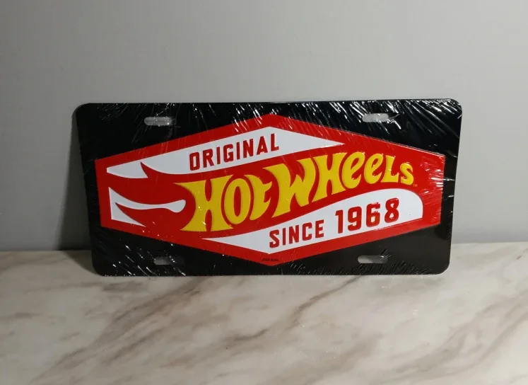 Hot Wheels Metal License Plate (Brand New)