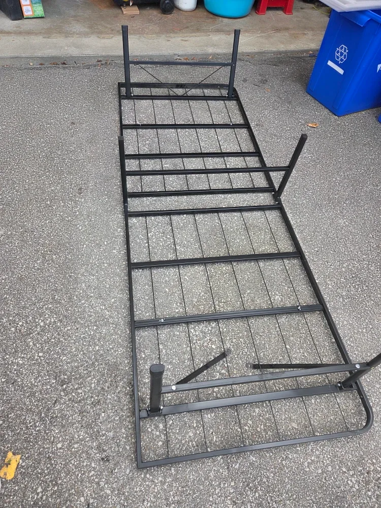 Twin Size Folding Bed Frame - Black image indicator(4)