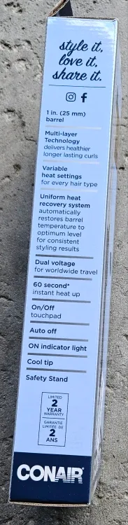 Conair 1-inch Curling Iron - Classic Curls image indicator(4)