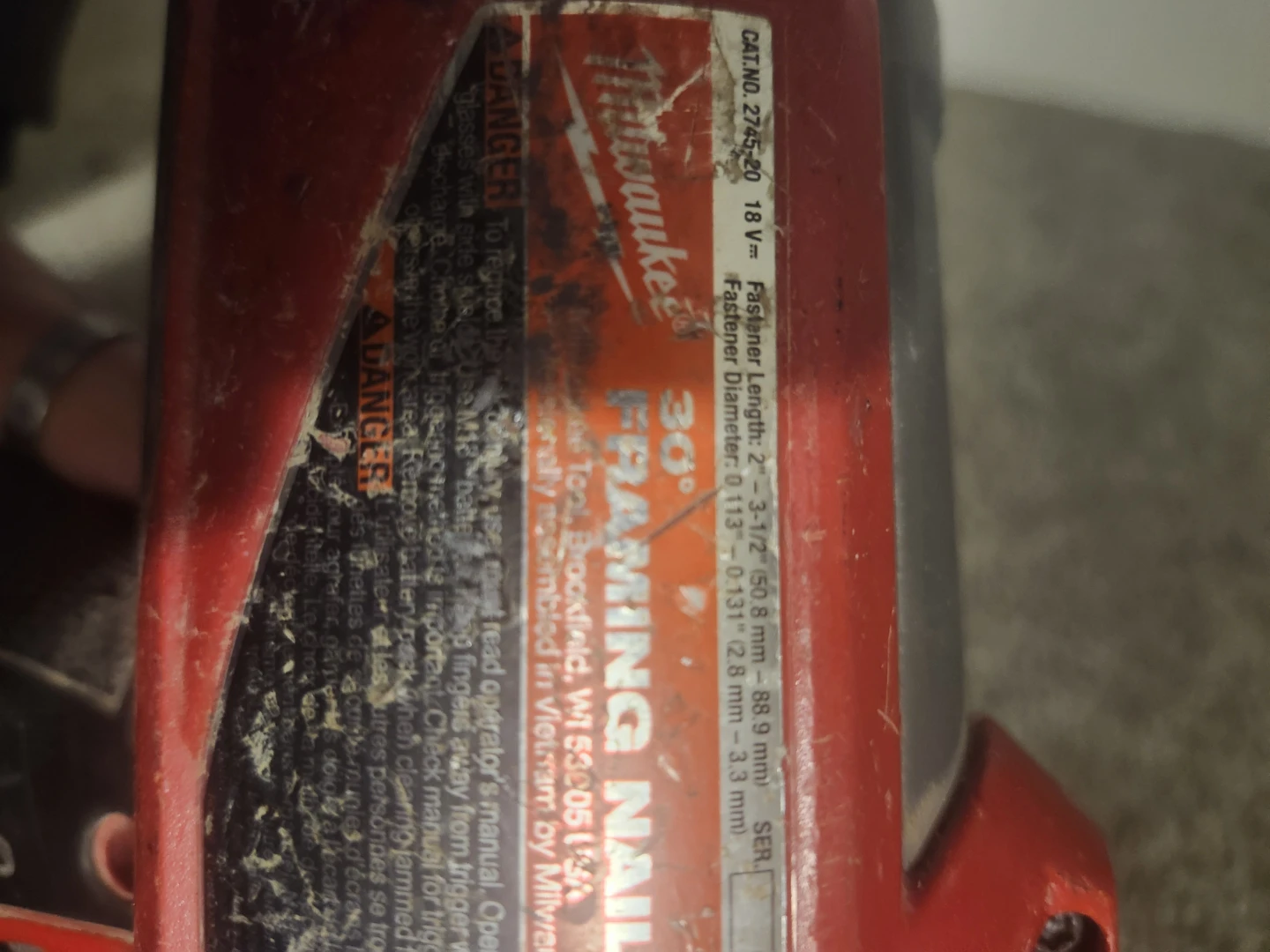 Milwaukee M18 FUEL 30° Framing Nailer - photo 2