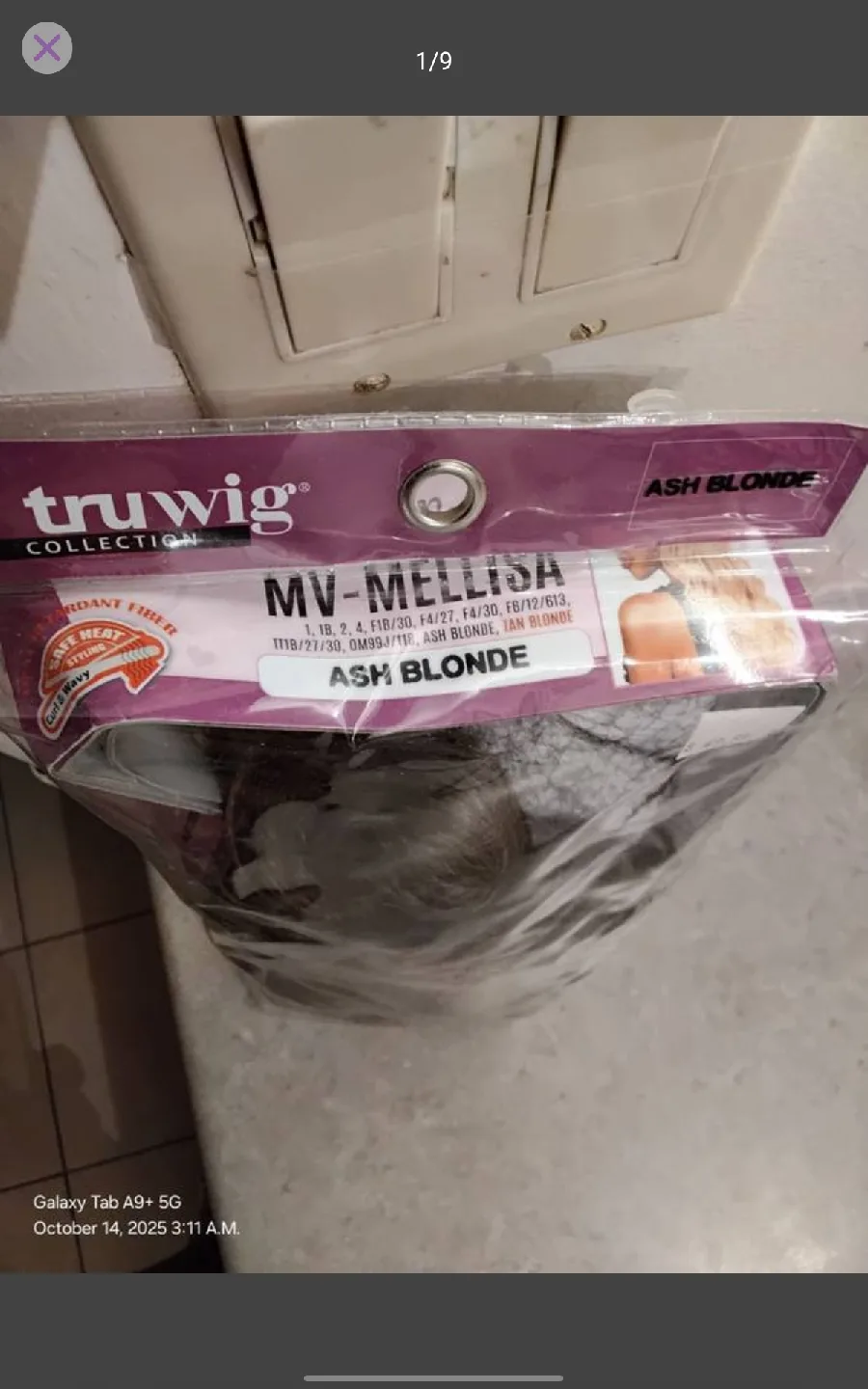 New Miss Valentine Mellisa Wig - Ash Blonde image indicator(8)