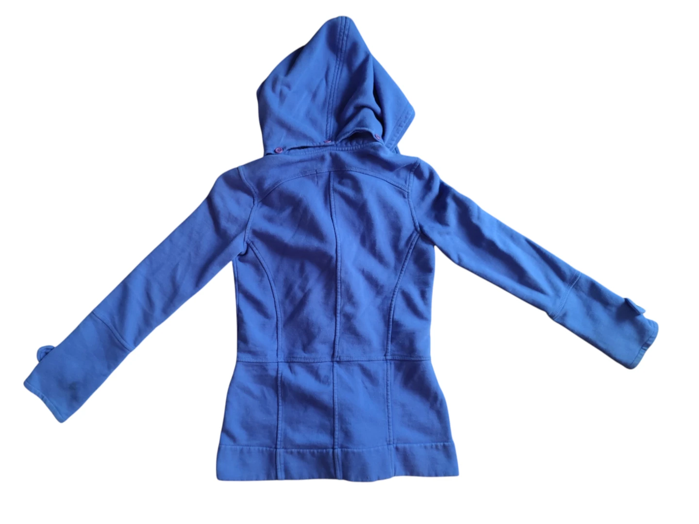 Women's Hurley Indigo Blue Sweater Jacket with Hood Size XS - photo 4