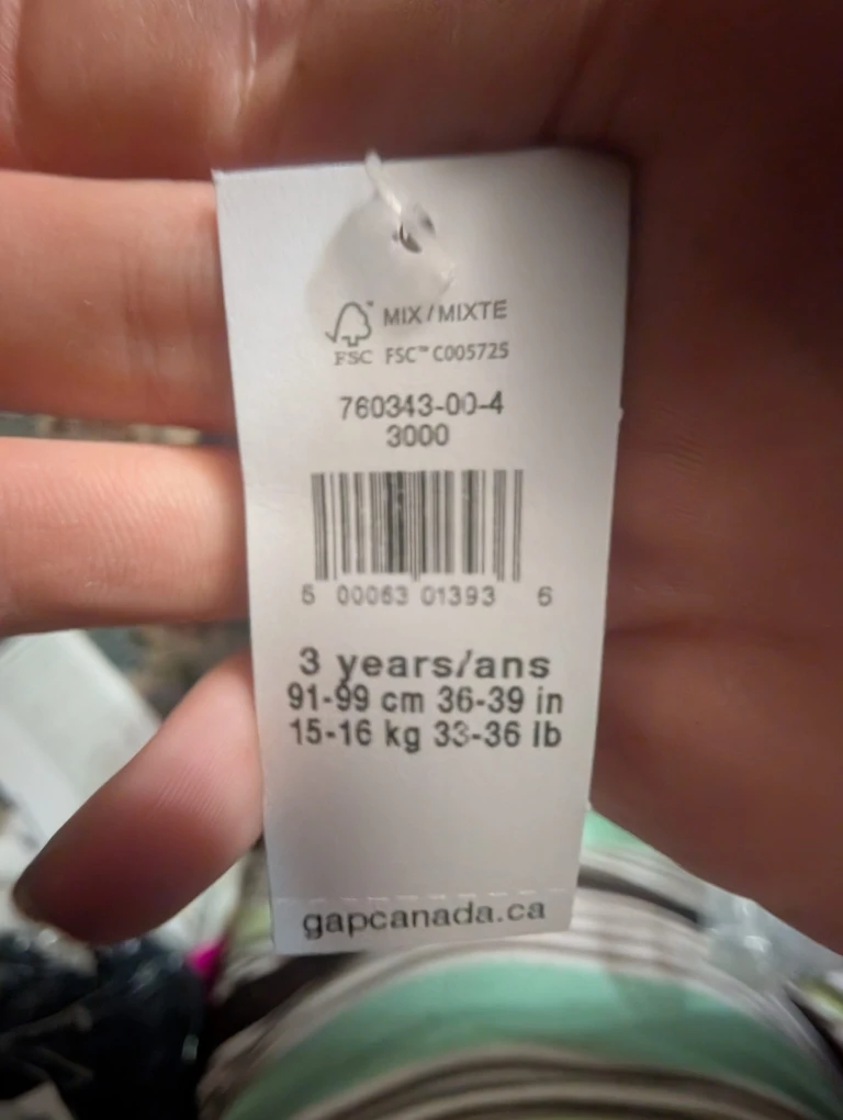 Baby Gap Navy Pants - Size 3 Years - New with Tags - photo 3