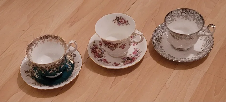 Royal Albert Teacups (Set of 3)