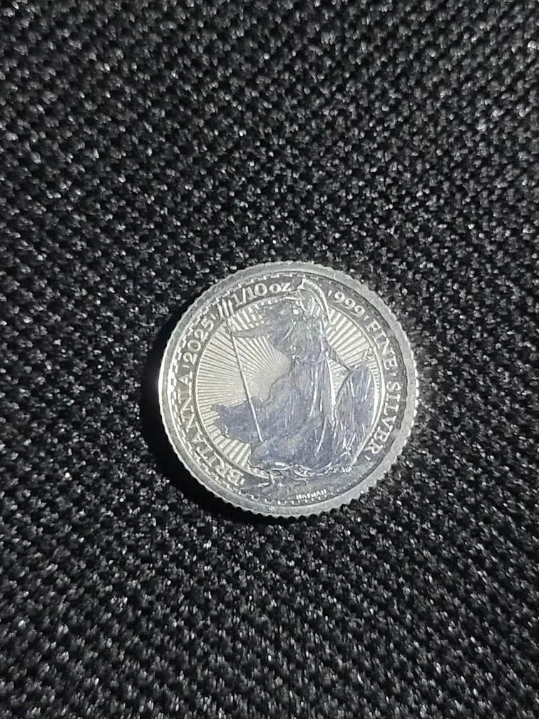 2025 Britannia 1/10 oz Fine Silver Coin