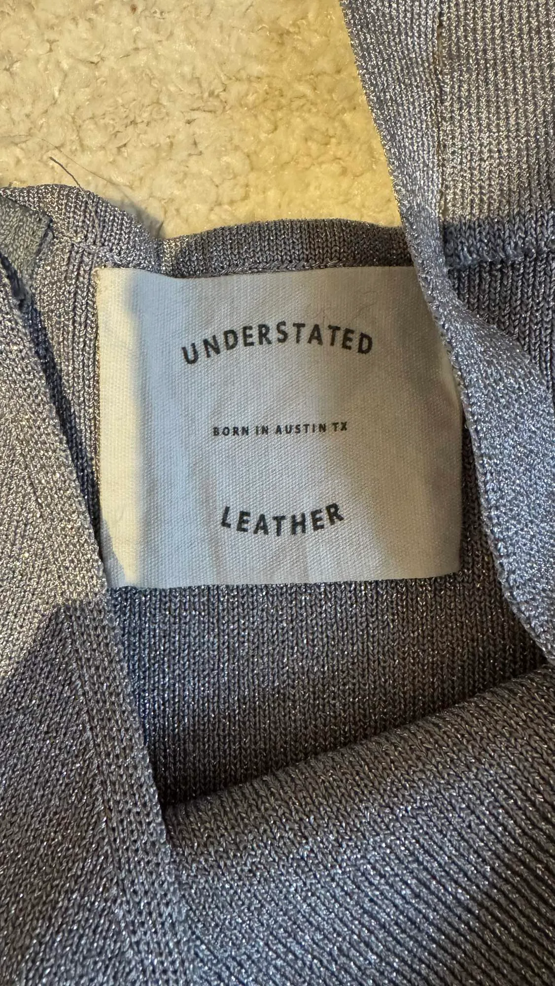 Brand new Understated Leather silver tassels top and bottom image indicator(5)