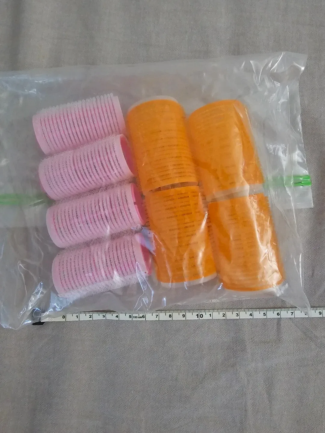 Hair Rollers - Orange and Pink