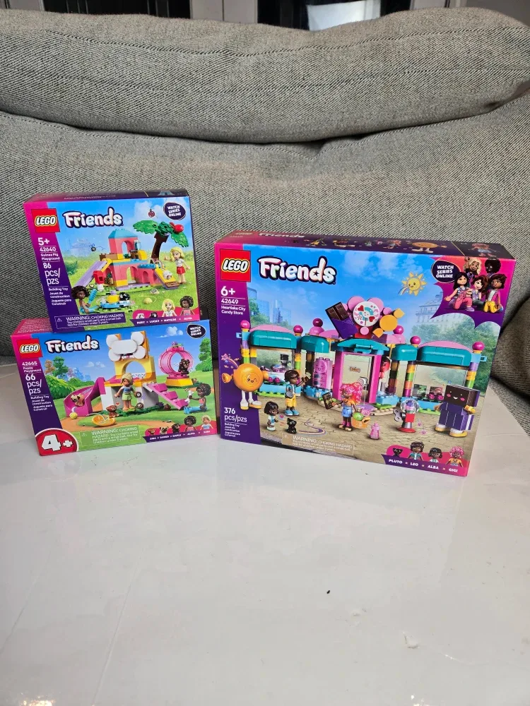 3 brand new lego friends toy lot   42659, 42665, 42640 image indicator(8)