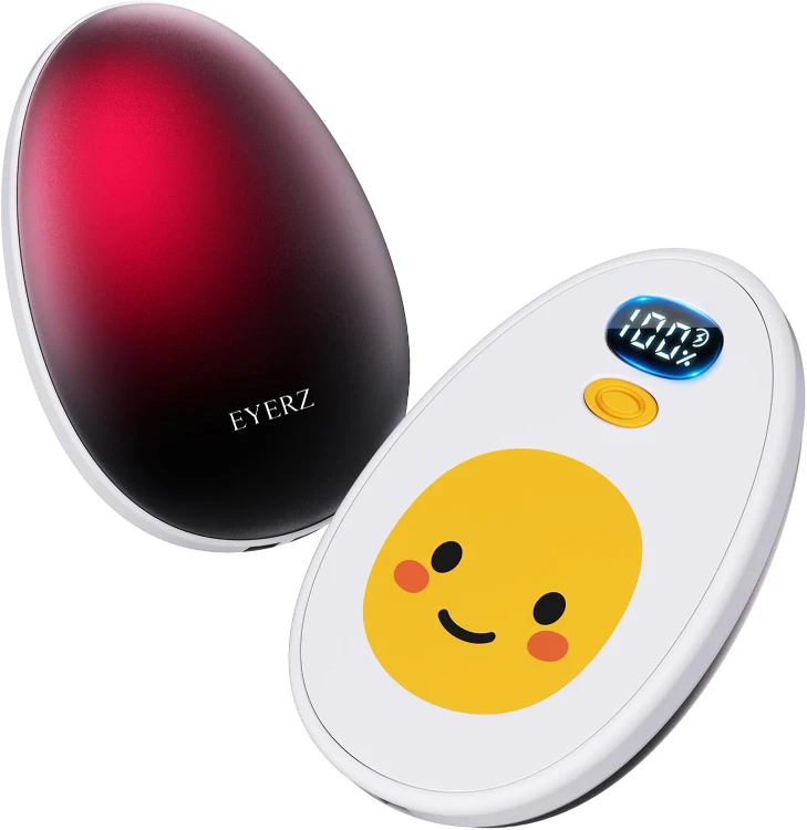 NEW 2pc Pack Egg Electric Hand Warmers Rechargeable