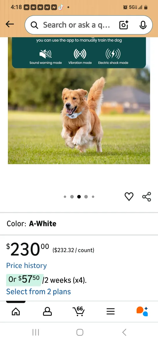 WEUYUY GPS Dog Fence & Tracking Collar System image indicator(6)