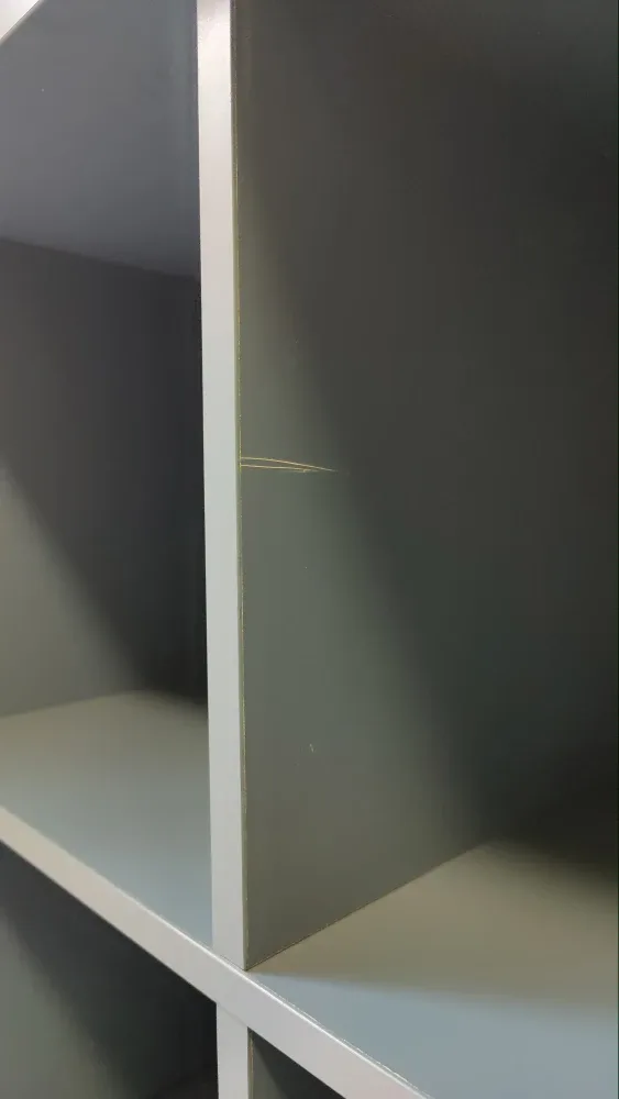 IKEA EKET cabinet with 4 compartments - Dark blue image indicator(3)