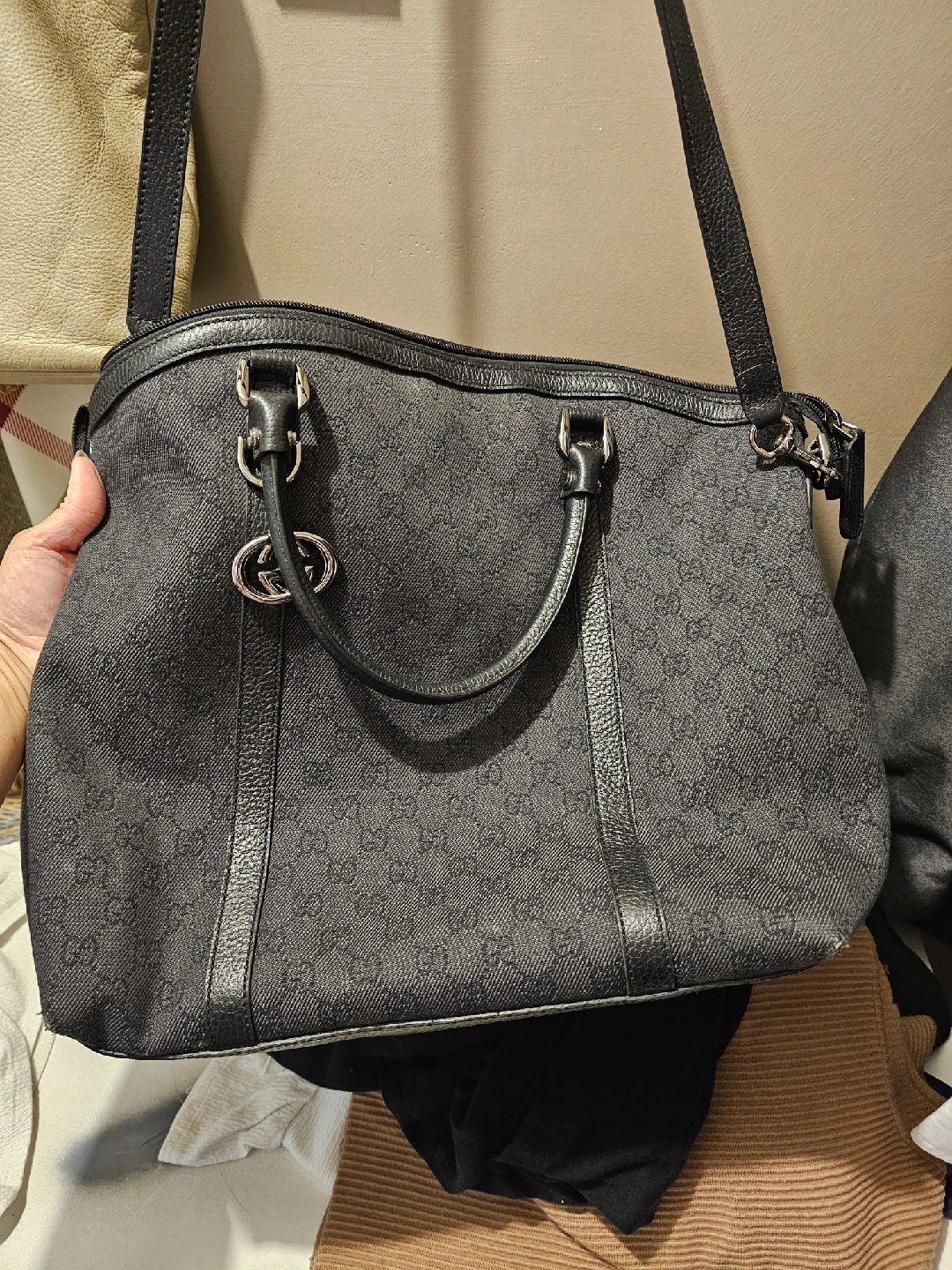 Authentic Gucci Black Handbag