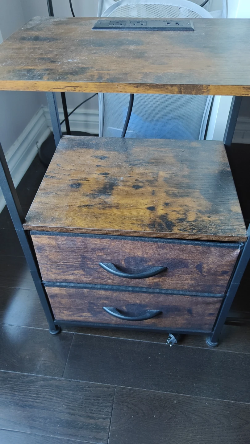 End Table with Charging Station