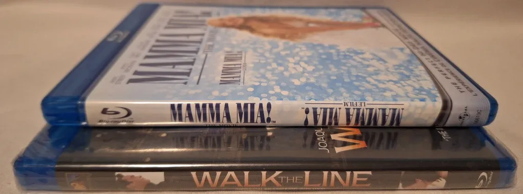 Mamma Mia! Blu-Ray Movie and Walk The Line
