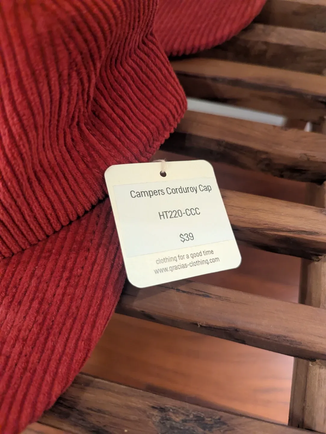 Gracias Campers Corduroy Cap image indicator(4)