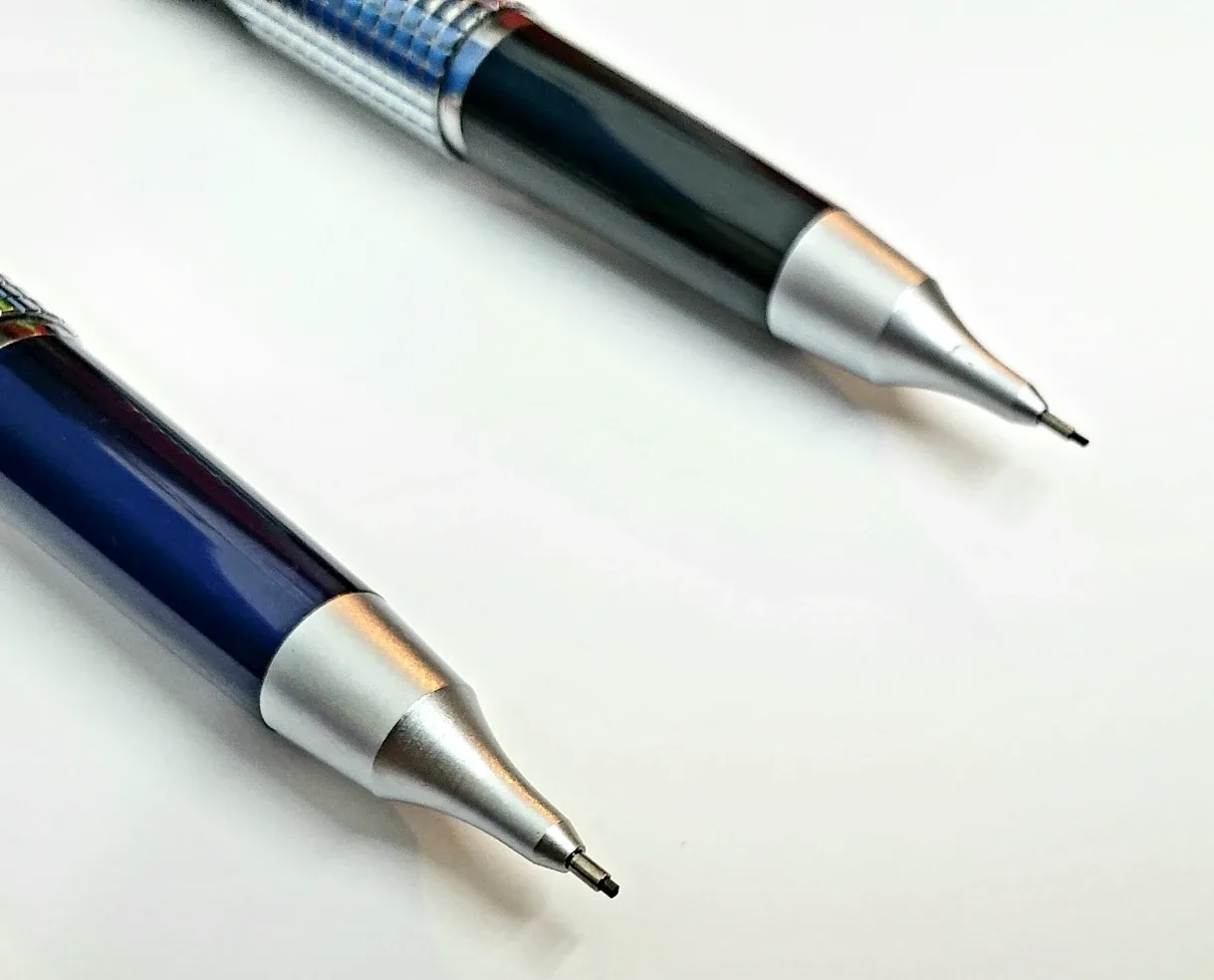 Pentel Kerry Mechanical Pencils - Black (0.5mm) & Blue (0.7mm) image indicator(8)