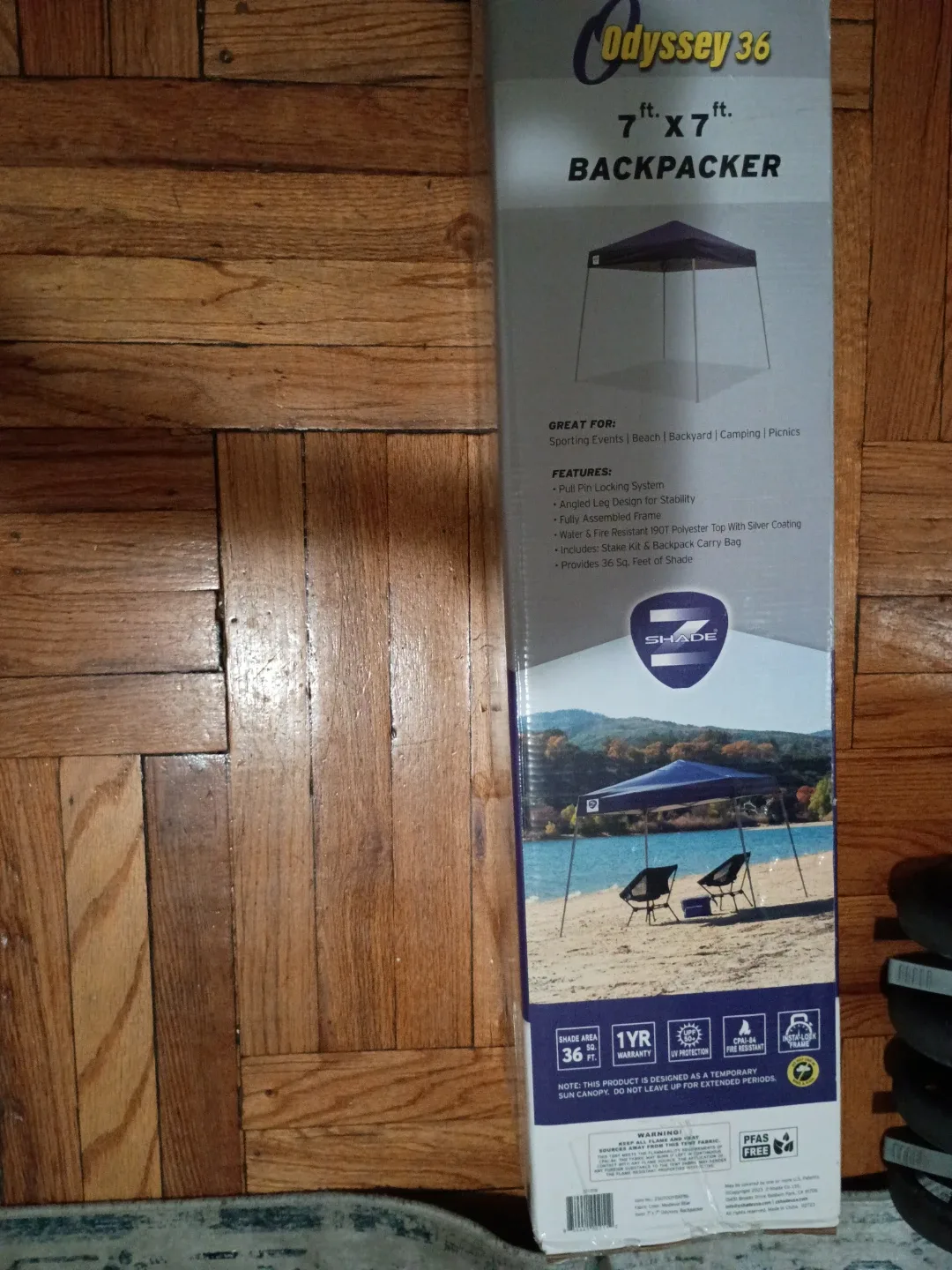 Odyssey 36 7'x7' Backpacker Shade image indicator(2)