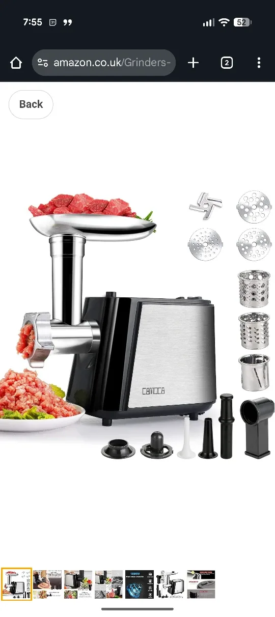 CAMOCA Meat Grinder NEW