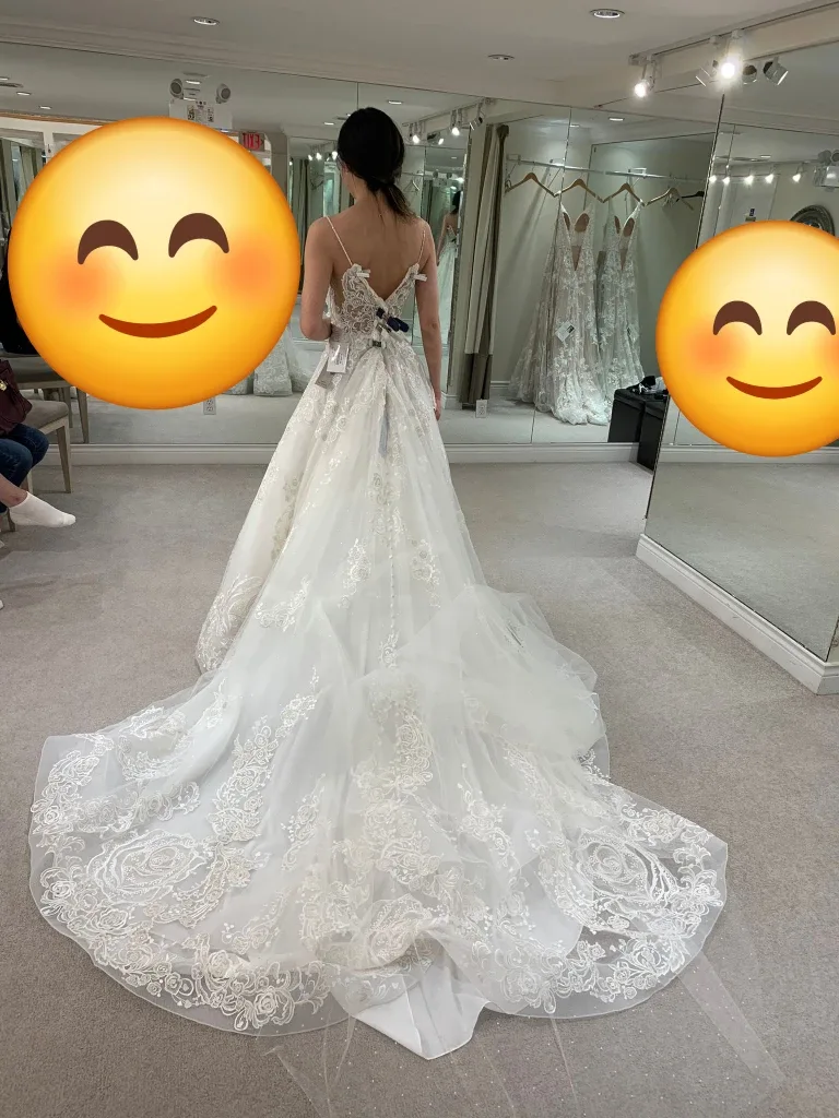 Beauty and the beast inspired wedding dress image indicator(4)