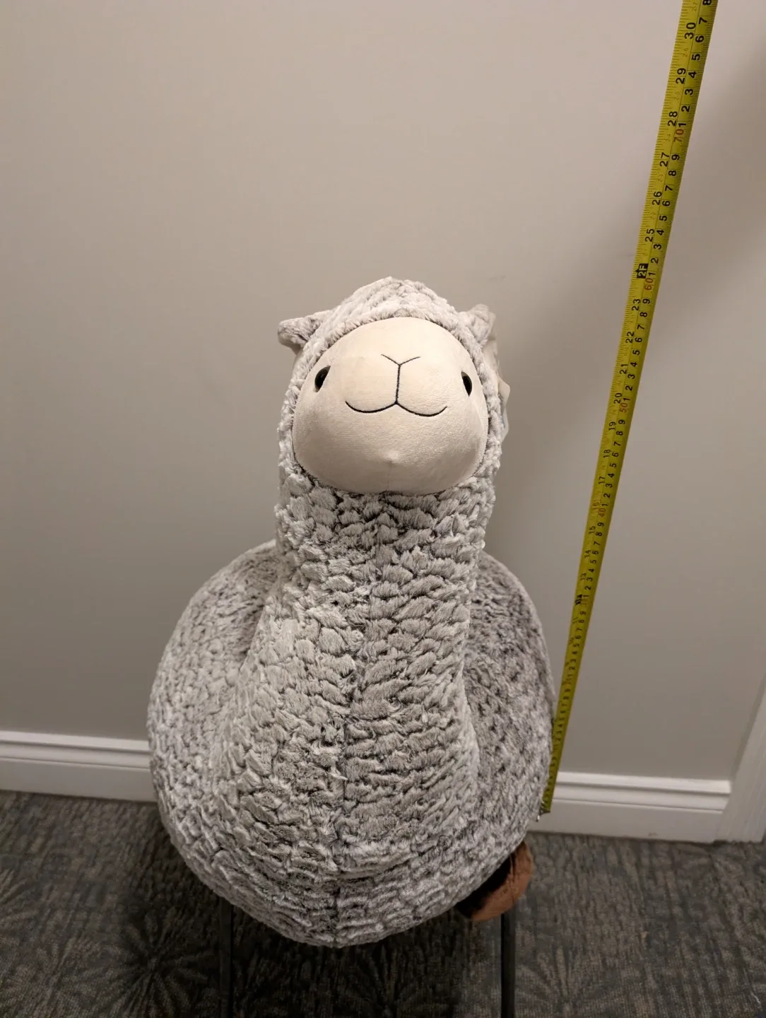 GOFFA Grey Alpaca Plush image indicator(2)