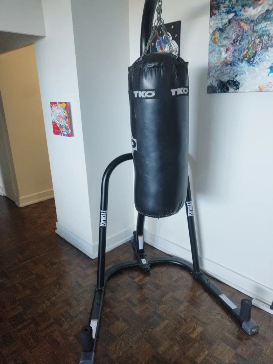 TKO Technical Knockout Heavy Punching Bag with Stand
