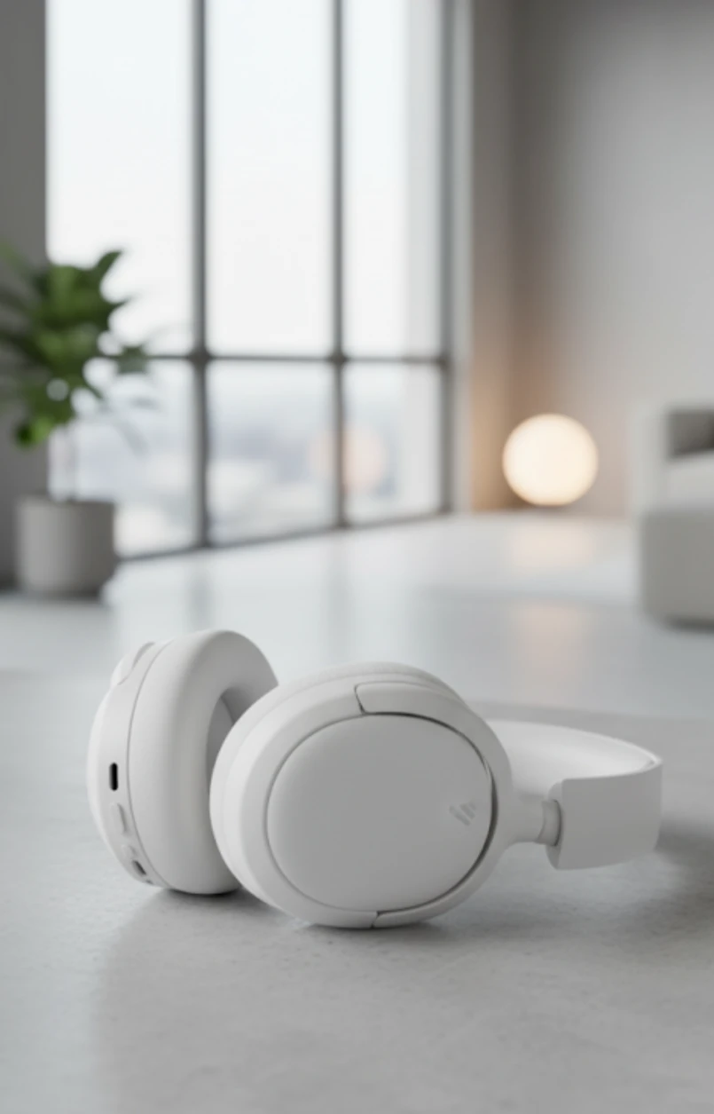 Edifier W820NB Wireless Headphones ANC pro- White - photo 5