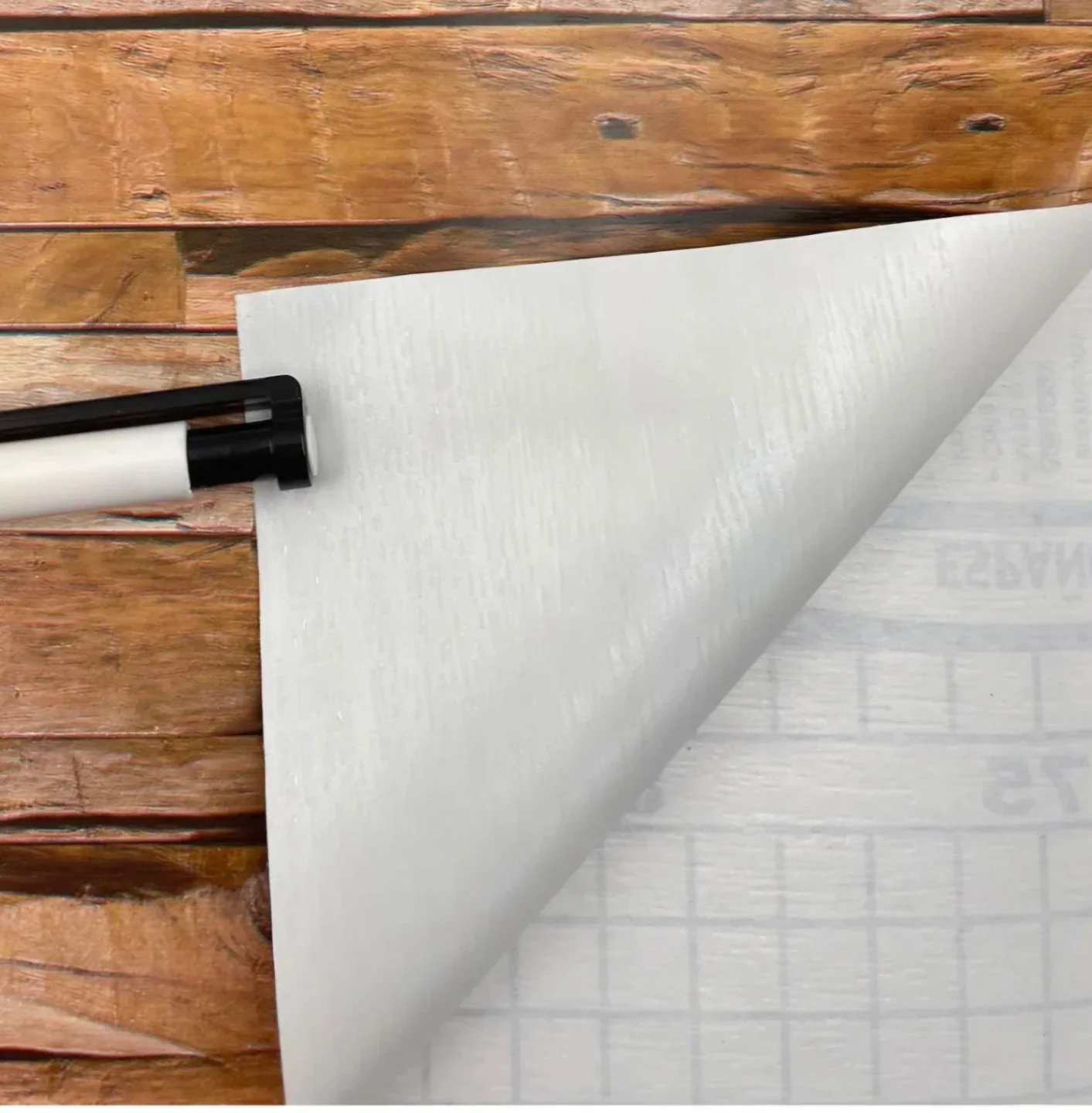 Wood Plank Design Peel and Stick Vinyl Wallpaper 17.7"x236" image indicator(5)