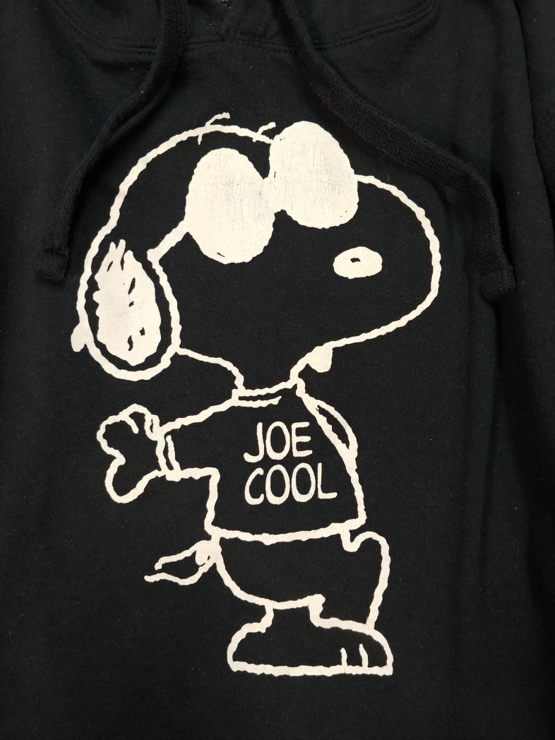 Peanuts Snoopy Joe Cool Black Hoodie - Size M - photo 2