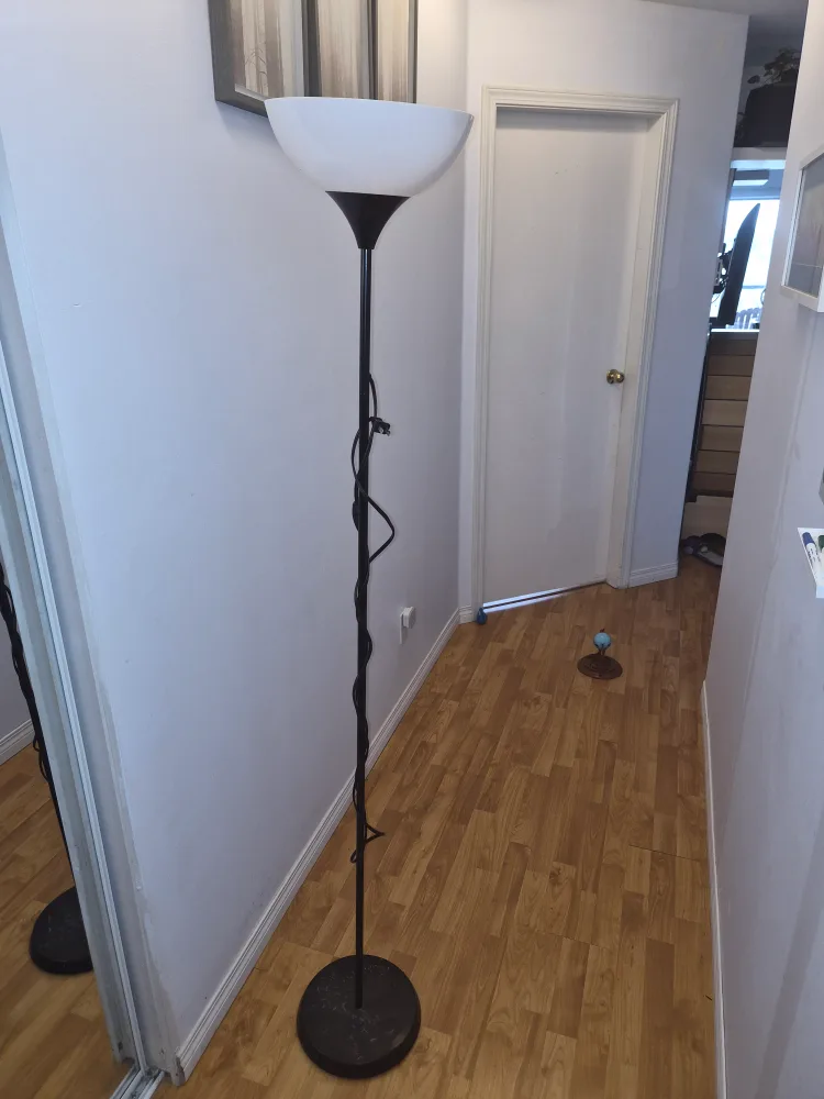 Floor Lamp - Black and White