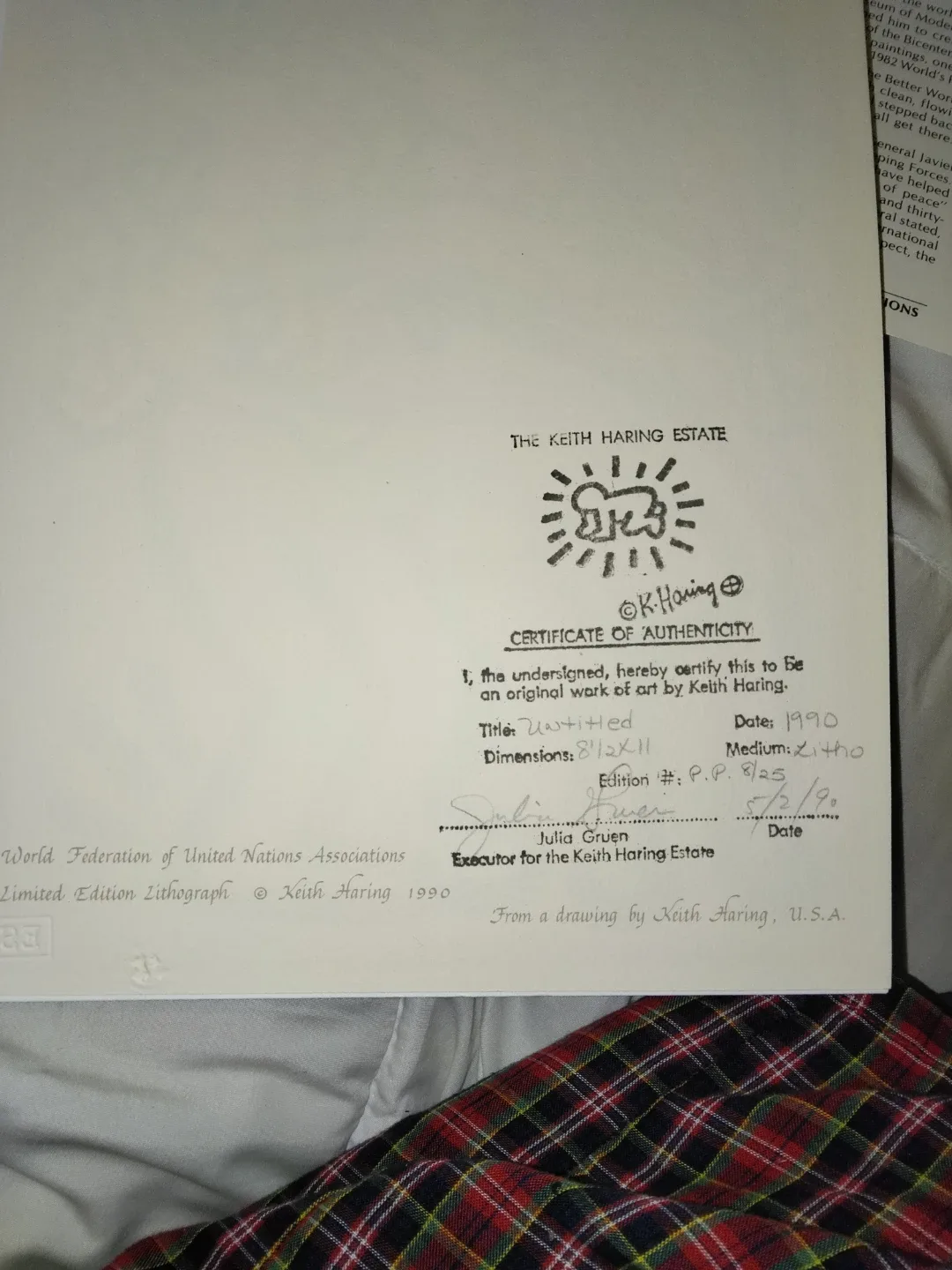 Keith Haring 'Untitled' Lithograph image indicator(2)