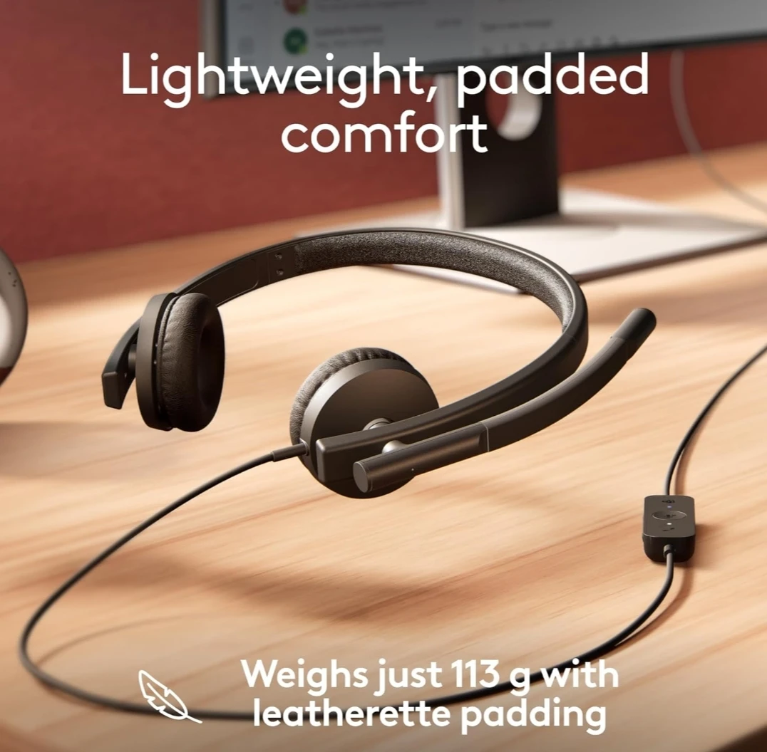 Open Box - Logitech H570e USB stereo Headset - photo 5