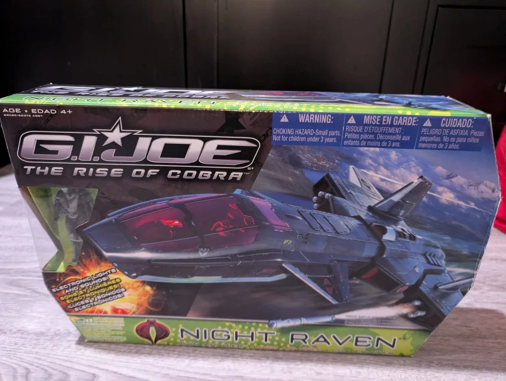 G.I. Joe, Cobra Night Raven Vehicle with Air-Viper NEW