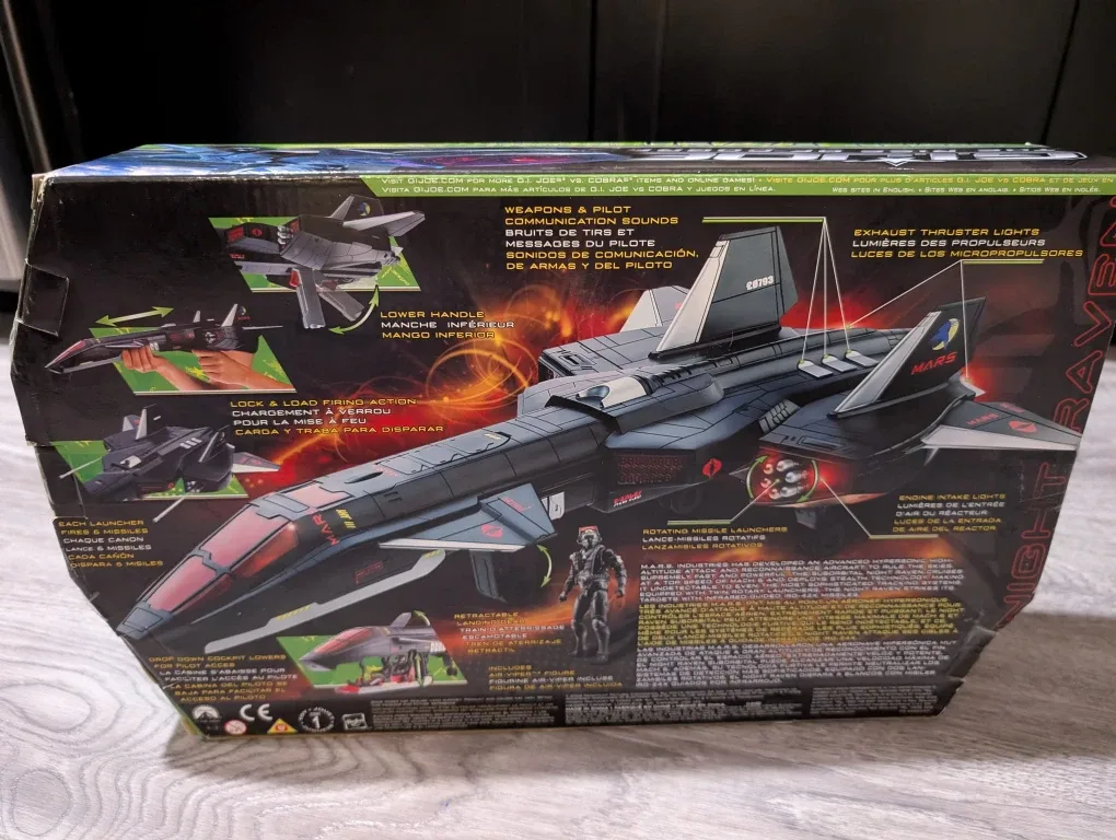 G.I. Joe, Cobra Night Raven Vehicle with Air-Viper NEW image indicator(2)
