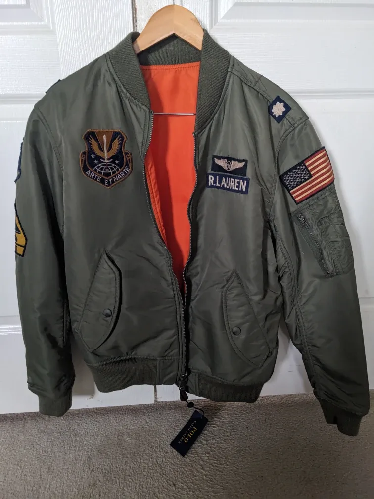 Brand new Polo Ralph Lauren Reversible Bomber Jacket