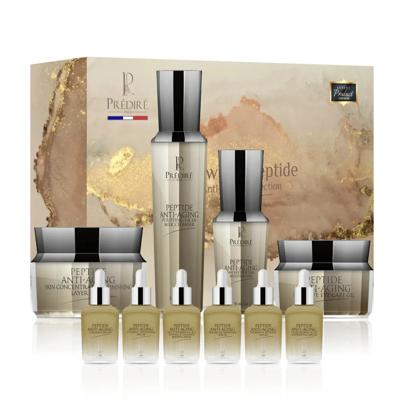 PREDIRE Paris Flawless Peptide Anti-Aging Collection