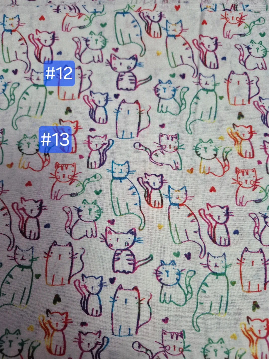 #8 set, 1 meter cotton pieces,  price per each image indicator(8)