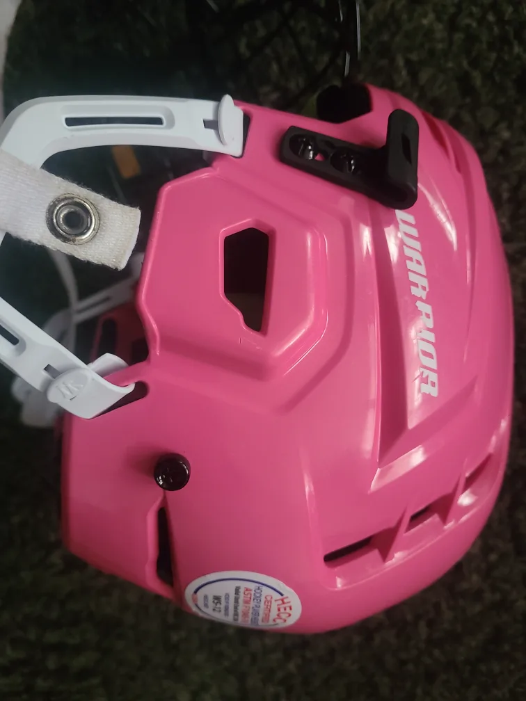 Kids' Hockey Helmet Warrior - Alpha One Youth Combo Pink image indicator(8)